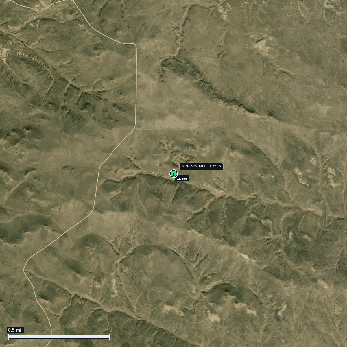Epsie, MT: 1.75 in hail (golf ball) – 7 Jun 2026
