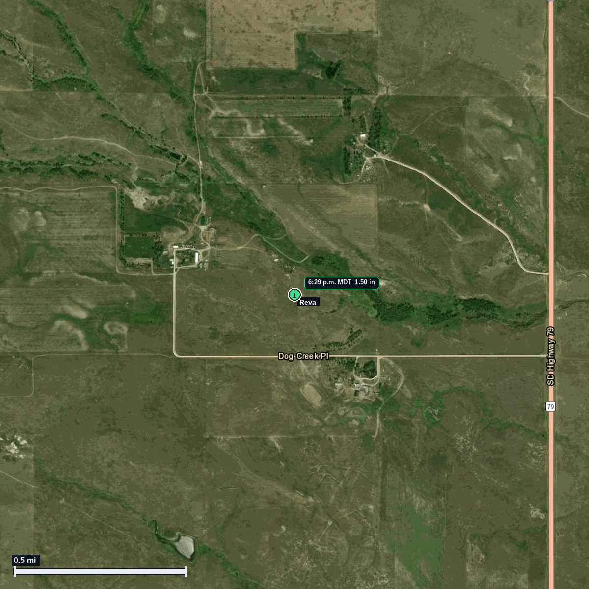 Reva, SD: 1.50 in hail (ping pong) – 7 Jun 2026