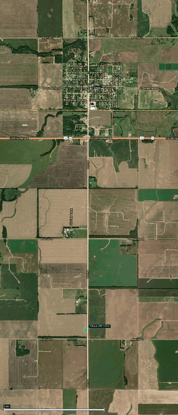 Chase, KS: 1.75 in hail (golf ball) – 10 Jun 2026