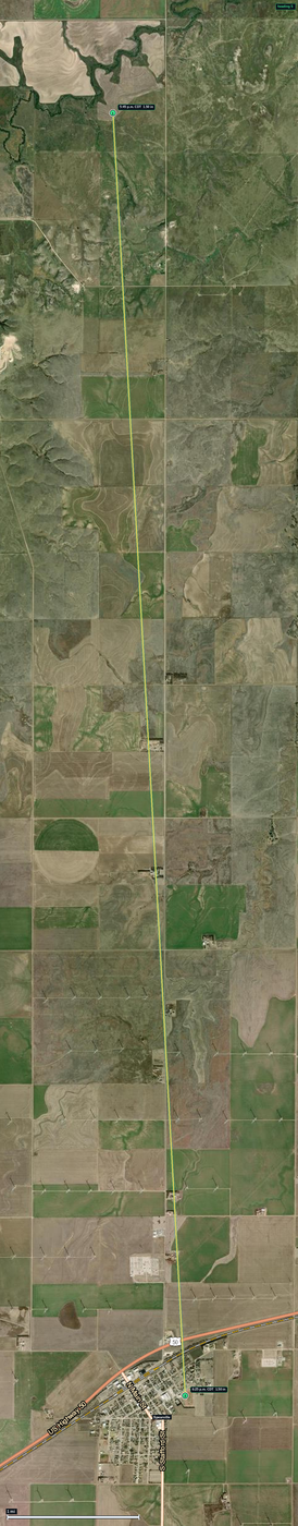 Spearville hail map